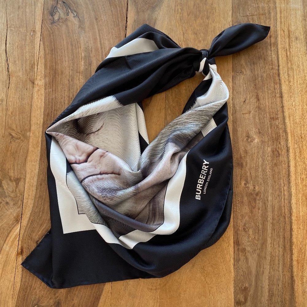 Burberry silk scarf